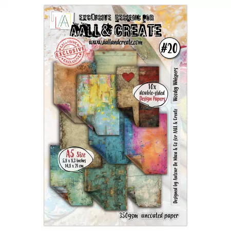 Paper Pad A5 - #20 - Woodsy Whispers - AALL & Create