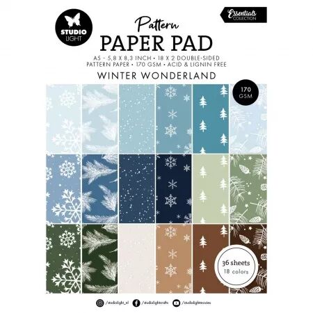 Paper pad A5 - Essentials - Winter Wonderland - Studio Light