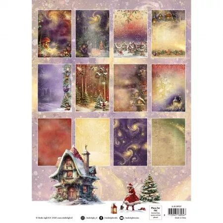 Paper pad Design A4 - Essentials - Fairy Christmas - Studio Light