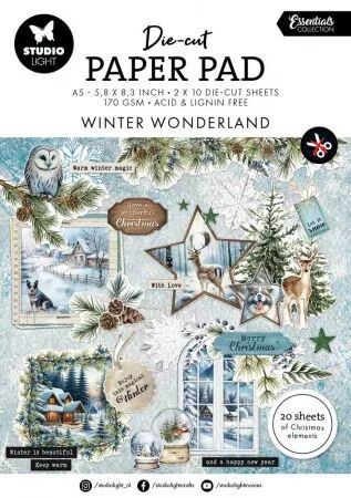 Paper Pad Die-cuts - Essentials - Winter Wonderland - Studio Light