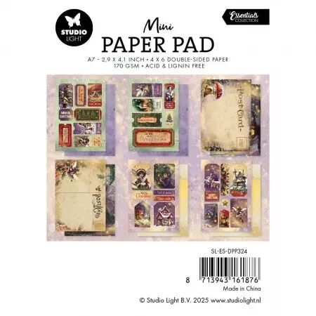 Paper Pad mini A7 - Essentials - Fairy Christmas - Studio Light