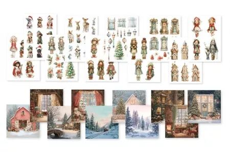 Paper set - Merry & Bright
