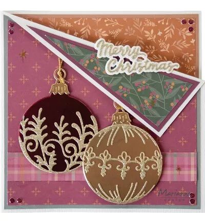 Paper set A4 imprim&eacute;s - Christmas Elegance - Marianne Design