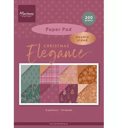 Paper set A4 imprim�s - Christmas Elegance - Marianne Design
