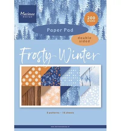 Paper set A4 imprim�s - Frosty Winter - Marianne Design
