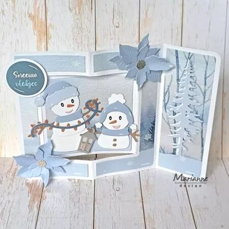 Paper set A4 unis - Frosty Winter - Marianne Design