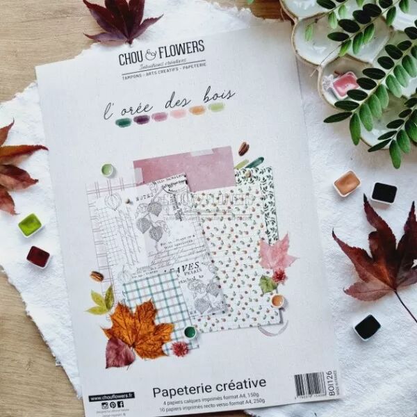 Papeterie cr�ative - L\'Or�e des bois - Chou Flowers