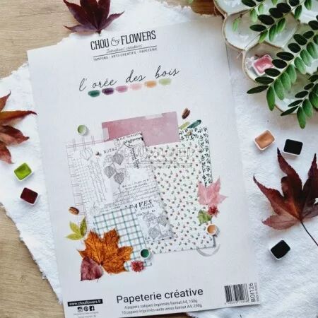 Papeterie créative - L\'Orée des bois - Chou Flowers