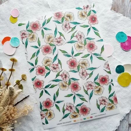 Papeterie cr&eacute;ative - Mon p\'tit jardin - Chou and Flowers