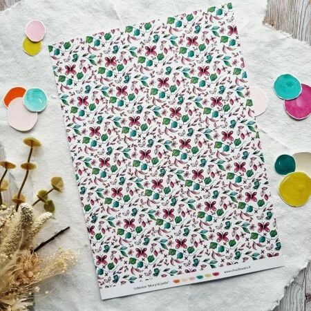 Papeterie cr&eacute;ative - Mon p\'tit jardin - Chou and Flowers