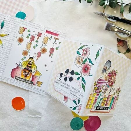 Papeterie cr&eacute;ative - Mon p\'tit jardin - Chou and Flowers