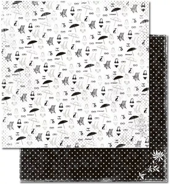 Papier - 12x12 - Sommartider - Strandmode/Mode plage- Maja Design