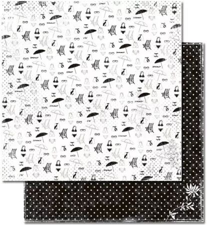 Papier - 12x12 - Sommartider - Strandmode/Mode plage- Maja Design