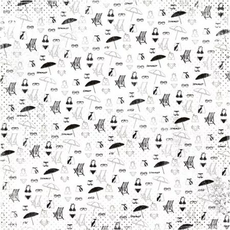 Papier - 12x12 - Sommartider - Strandmode/Mode plage- Maja Design