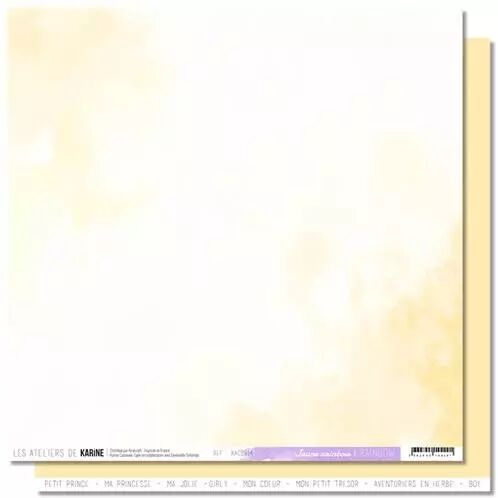 Papier - Back to Basics - Rainbow - Jaune