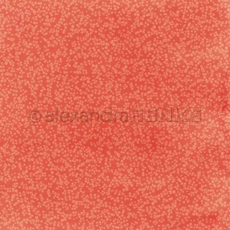 Papier - Baies sur rouge vif