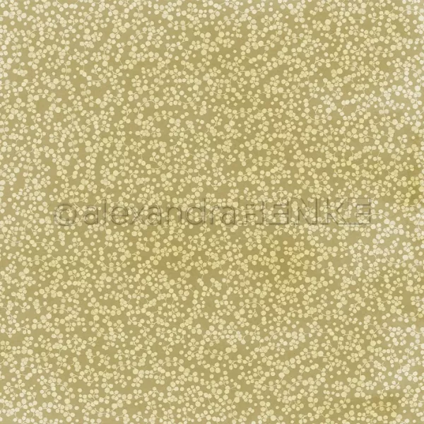 Papier - Baies sur vert doux