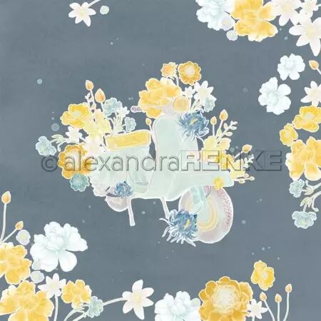 Papier - Bloomy Sweet - Floral Vespa