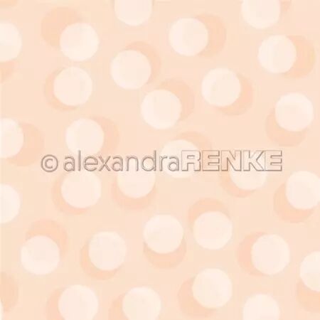 Papier - Bokeh circles - Pastel orange