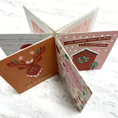 Papier - Carnet Enchanté - 01 - XMAS - Les Ateliers de Karine