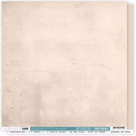 Papier - Carte Postale - Back to Basic - Sable
