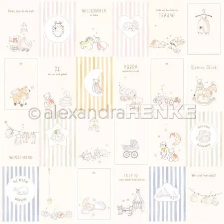 Papier - Cartes b&eacute;b&eacute; - Alexandra Renke