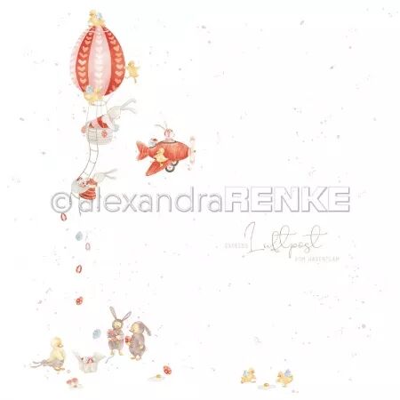 Papier - courrier a&eacute;rien - Alexandra Renke