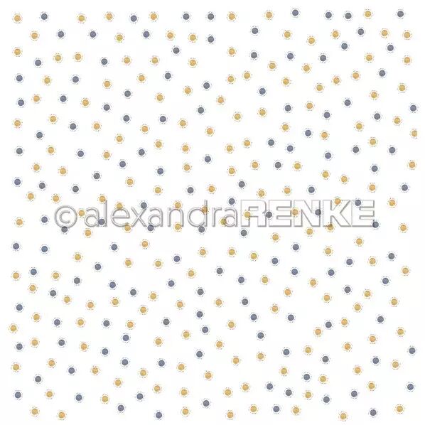 Papier - Dotted Yellow and Blue