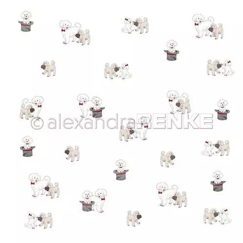 Papier - Enchanting Poodles - Caniches