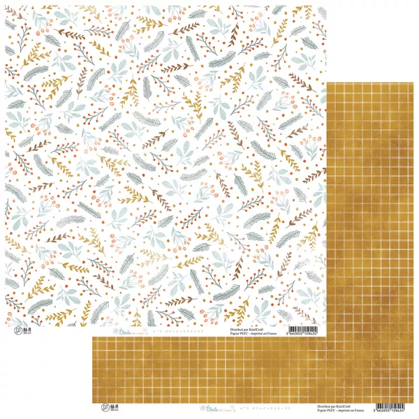 Papier - Etoile des neiges - 05 - HA.PI little fox