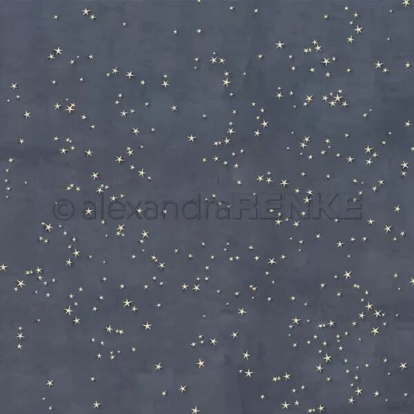 Papier - F�tes - �toile magique bleu - Alexandra Renke