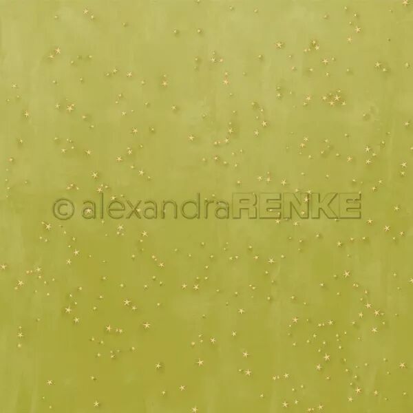 Papier - F�tes - �toile magique chartreuse - Alexandra Renke