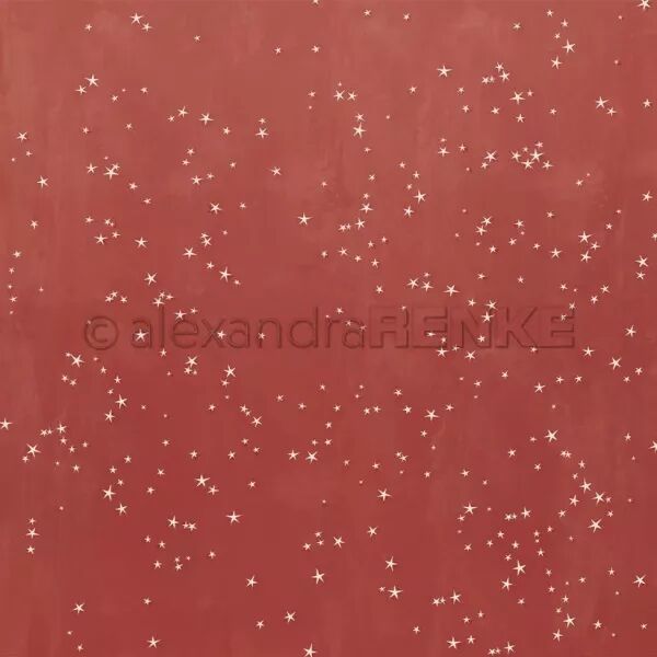 Papier - F�tes - �toile magique rouge bordeaux- Alexandra Renke