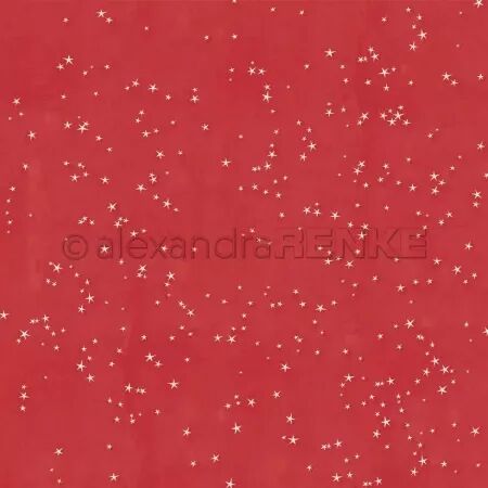 Papier - Fêtes - étoile magique rouge pourpre - Alexandra Renke