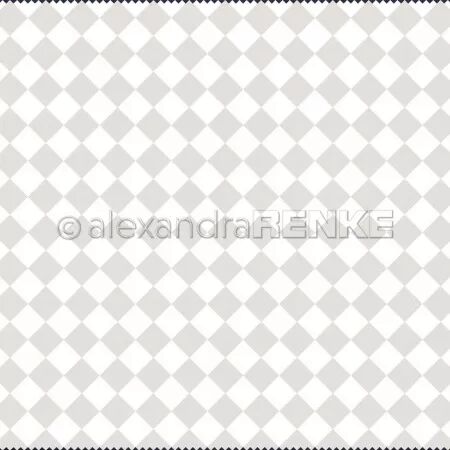 Papier - Fêtes - Gros carreaux gris - Alexandra Renke