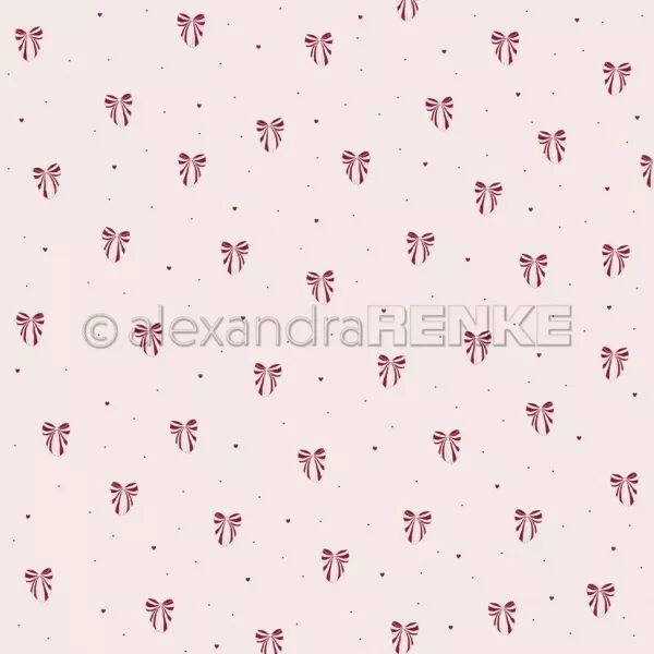 Papier - F�tes - Noeuds sur rose - Alexandra Renke