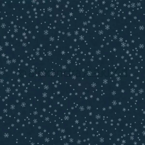 Papier - Flocons de neige sur bleu premium