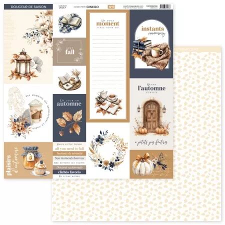 Papier - Ginkgo - Douceur de Saison - Florilèges Design