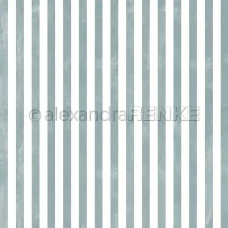 Papier - Larges bandes aquarelle bleu &eacute;l&eacute;gant