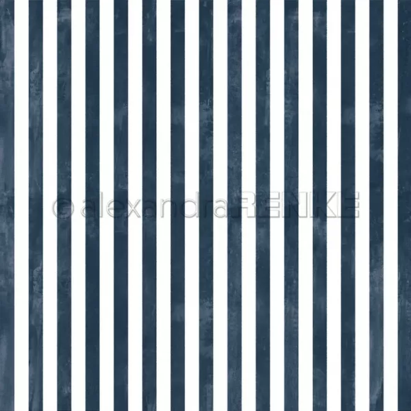 Papier - Larges bandes aquarelle bleu premium