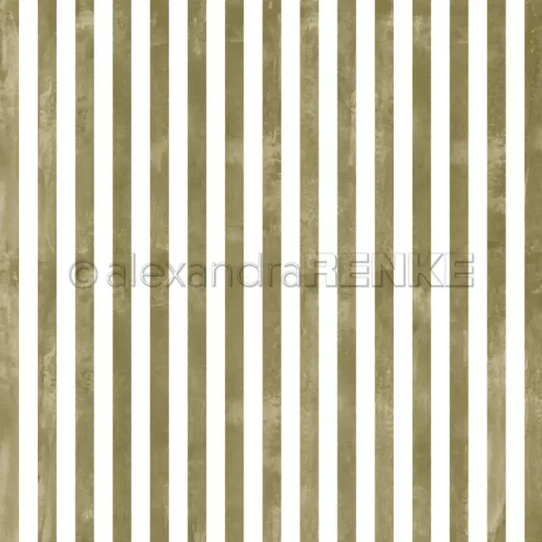 Papier - Larges bandes aquarelle vert ombrag�