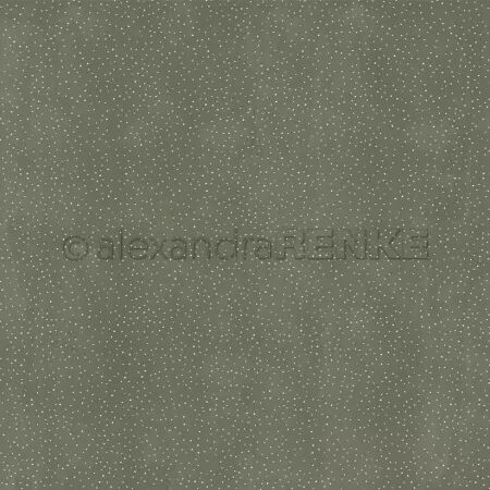 Papier - Les points sur fond gris-vert - Alexandra Renke