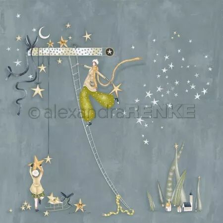 Papier - Noël de Lisa - Echelle vers le ciel - Alexandra Renke