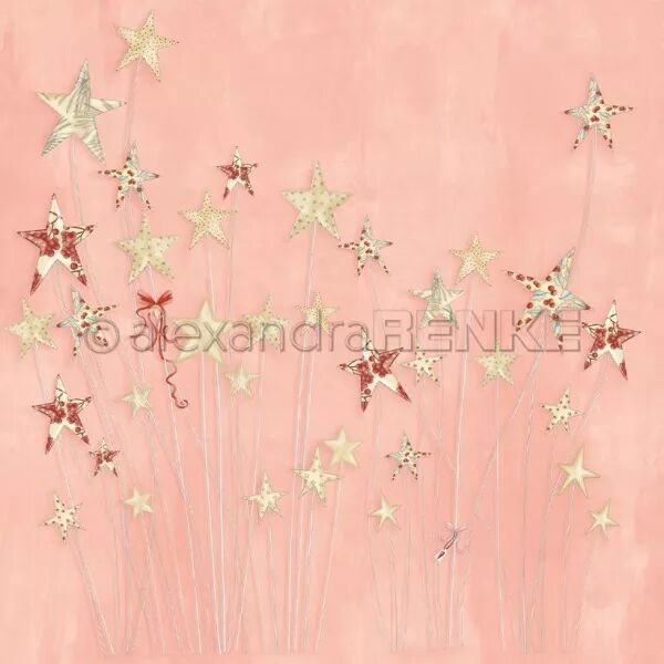 Papier - No�l de Lisa - For�t d\'�toiles - Alexandra Renke
