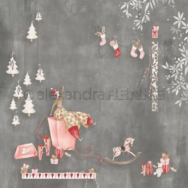Papier - No�l de Lisa - Lisa et ses cadeaux - Alexandra Renke