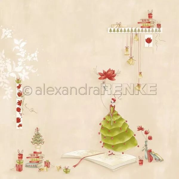 Papier - No�l de Lisa - Lisa et ses livres - Alexandra Renke