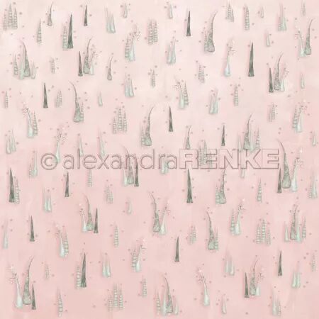Papier - Noël de Lisa - Sapins bonheur - Alexandra Renke