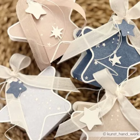 Papier - Petites &eacute;toiles sur bleu premium