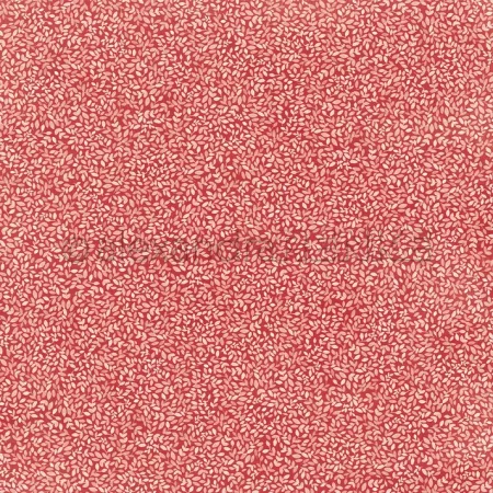 Papier - Petites feuilles sur rouge premium