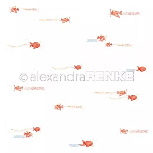 Papier - Petits avions avec des banderoles  - Alexandra Renke